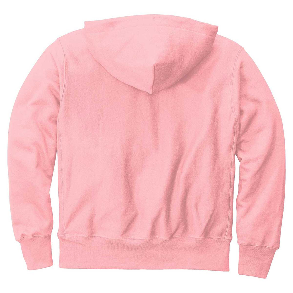 Champion Men's Pink Candy Reverse Weave Hooded Sweatshirt