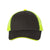 Valucap Charcoal/Neon Yellow Sandwich Trucker Cap