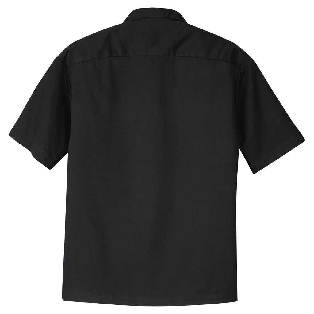 Port Authority Men's Black/Red Retro Camp Shirt