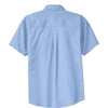 Port Authority Men's Light Blue/Light Stone Short Sleeve Easy Care Shirt