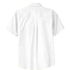 Port Authority Men's White/Light Stone Short Sleeve Easy Care Shirt