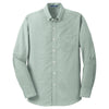 Port Authority Men's Green SuperPro Oxford Shirt