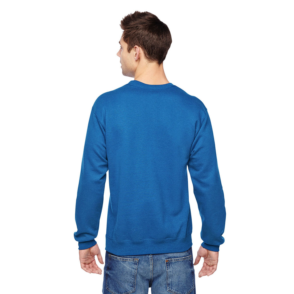 Fruit of the Loom Men's Royal 7.2 oz. SofSpun Crewneck Sweatshirt