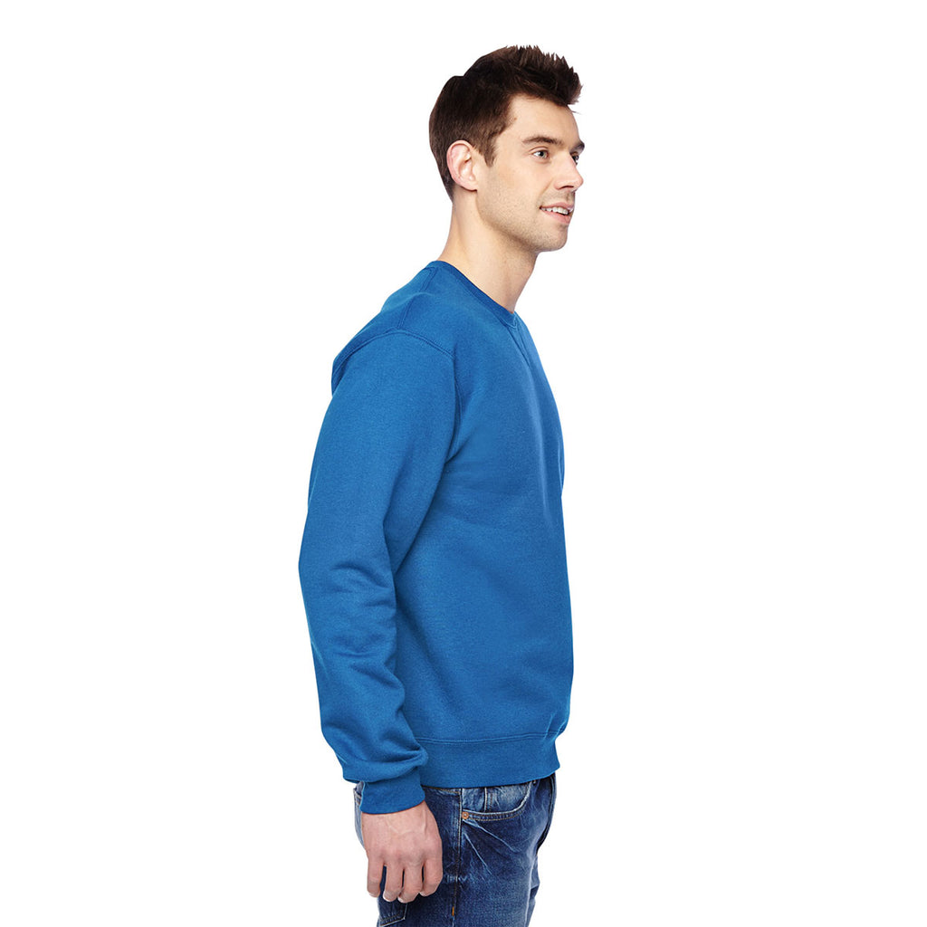 Fruit of the Loom Men's Royal 7.2 oz. SofSpun Crewneck Sweatshirt