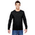 Fruit of the Loom Men's Black 4.7 oz. Sofspun Jersey Long-Sleeve T-Shirt