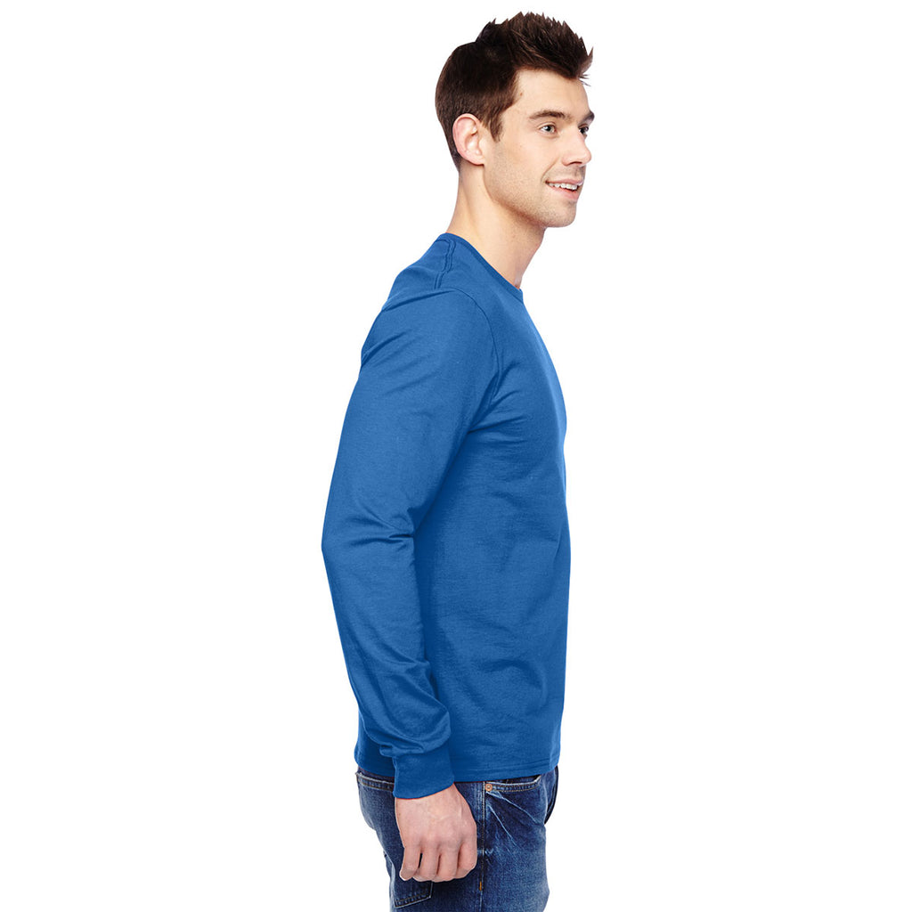 Fruit of the Loom Men's Royal 4.7 oz. Sofspun Jersey Long-Sleeve T-Shirt