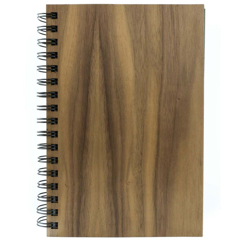 Woodchuck USA Walnut Spiral Journal