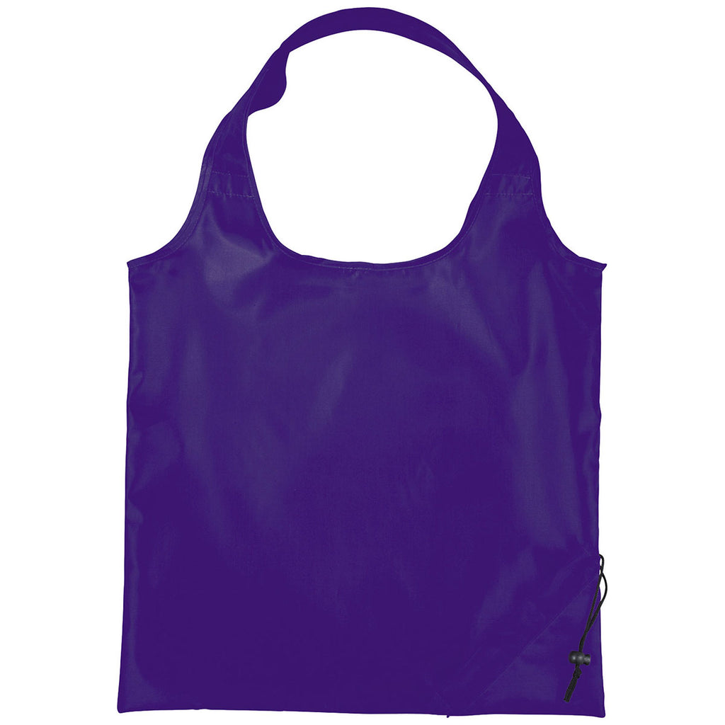 Bullet Purple Bungalow Foldaway Shopper Tote