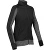 Stormtech Women's Black/Carbon Heather Lotus Full Zip Shell