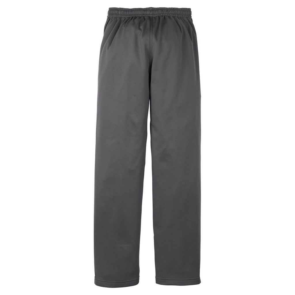 Sport-Tek Men's Dark Smoke Grey Sport-Wick Fleece Pant