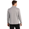 Sport-Tek Men's Heather Grey Lightweight French Terry Quarter Zip Pullover