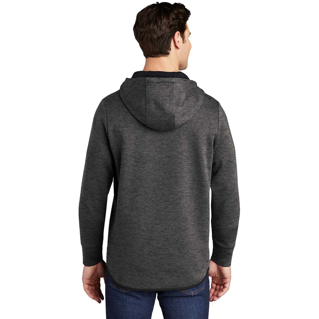 Sport-Tek Men's Dark Grey Heather Triumph Hooded Pullover