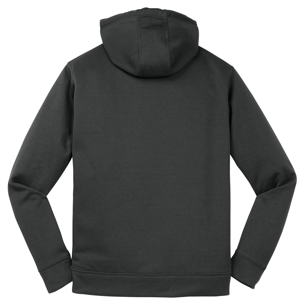 Sport-Tek Men's Graphite Grey Repel Hooded Pullover