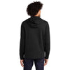 Sport-Tek Men's Black Triad Solid PosiCharge Tri-Blend Wicking Fleece Full-Zip Jacket