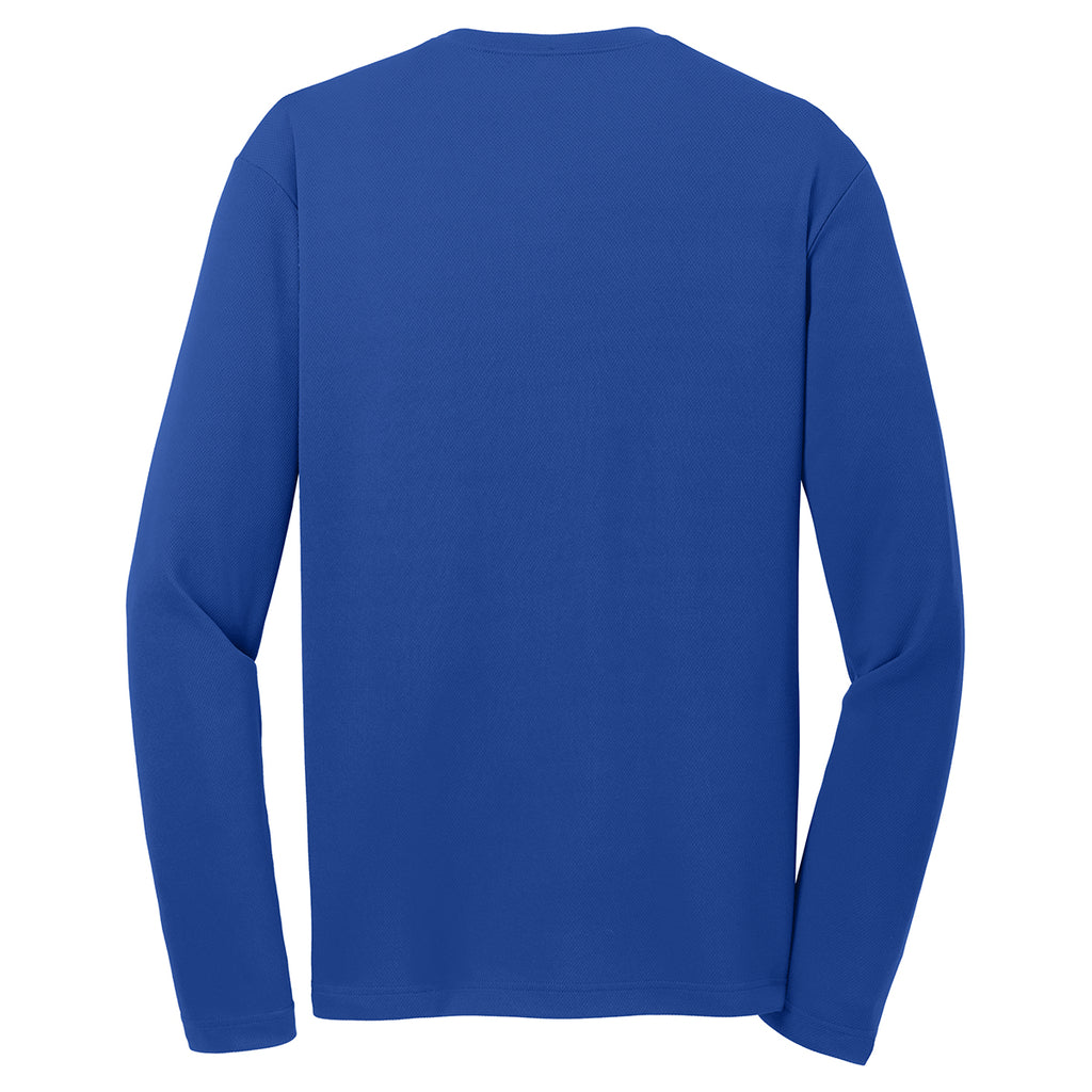 Sport-Tek Men's True Royal PosiCharge RacerMesh Long Sleeve Tee