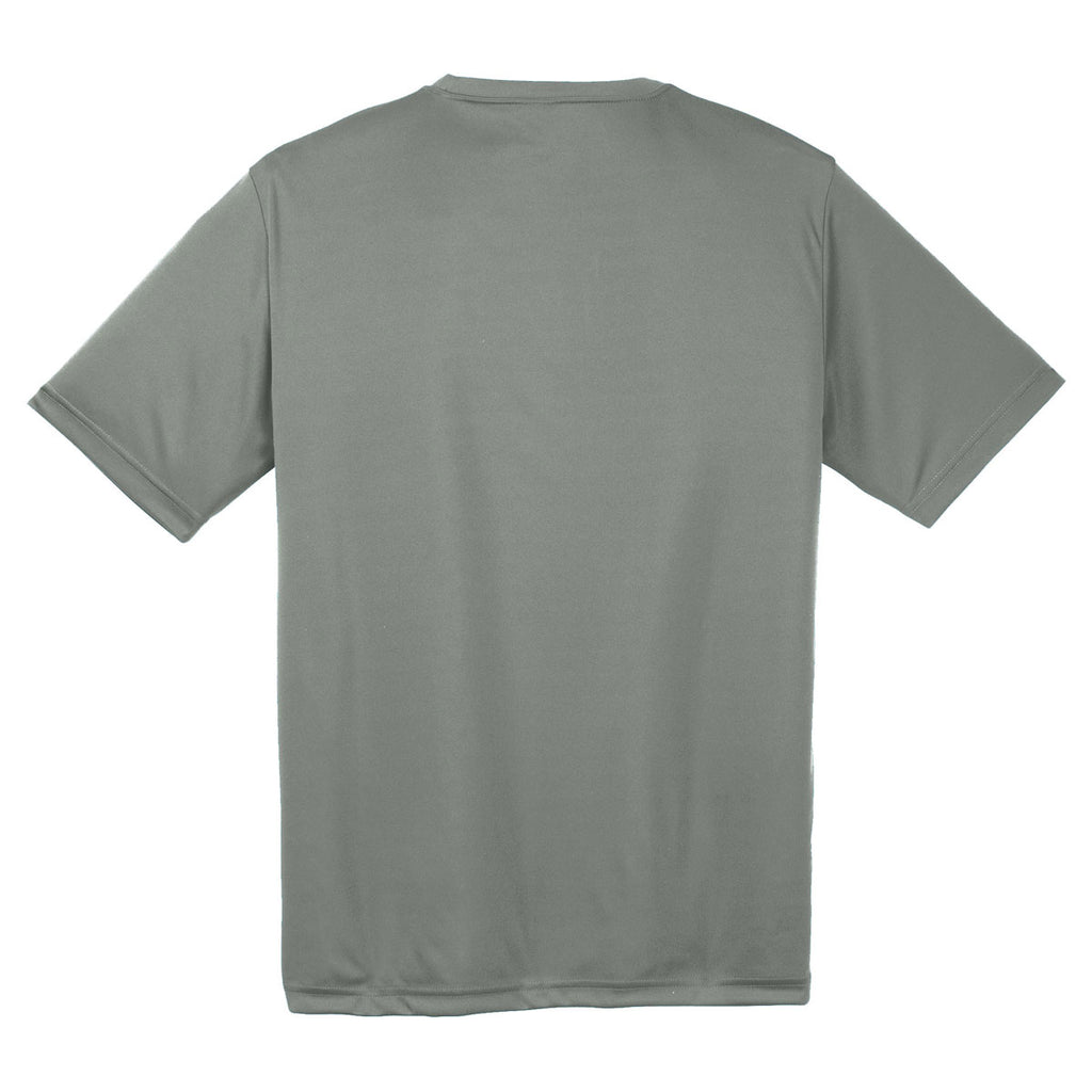 Sport-Tek Men's Grey Concrete PosiCharge Competitor Tee