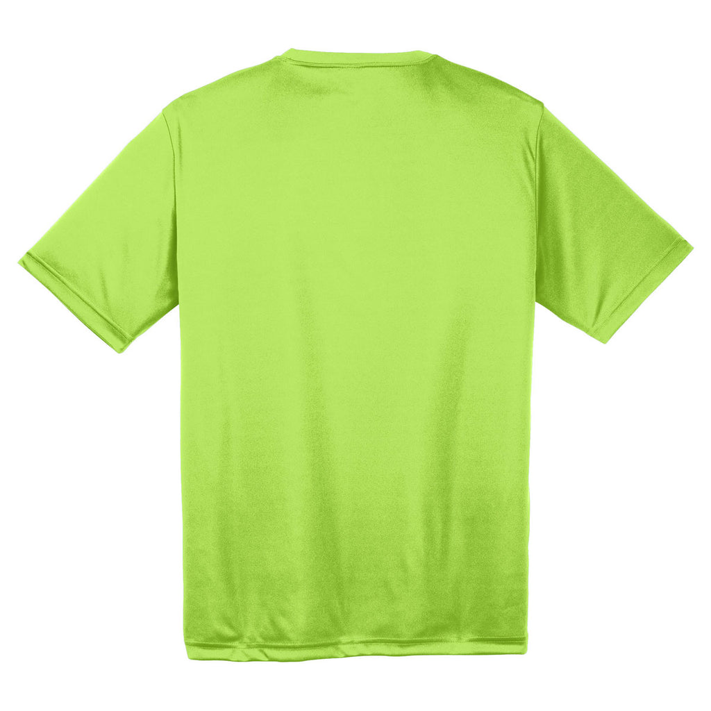 Sport-Tek Men's Lime Shock PosiCharge Competitor Tee