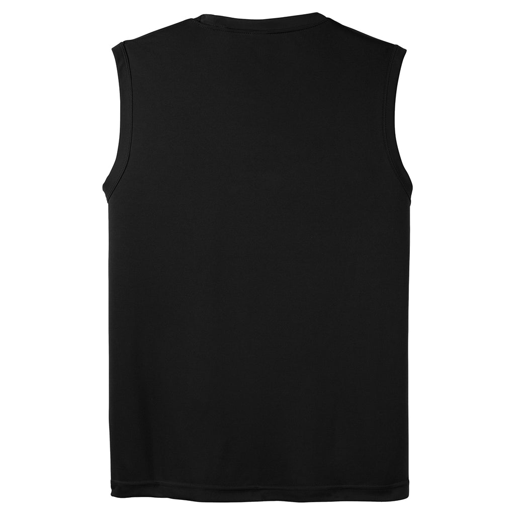 Sport-Tek Men's Black Sleeveless PosiCharge Competitor Tee