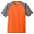 Sport-Tek Men's Deep Orange Heather-On-Heather Contender Tee