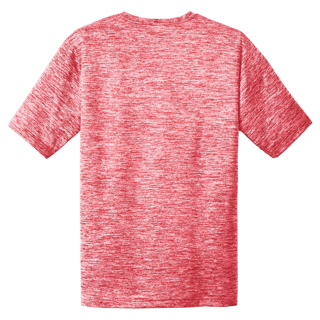 Sport-Tek Men's Deep Red Electric PosiCharge Electric Heather Tee