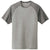 Sport-Tek Men's Dark Grey Heather/Light Grey Heather PosiCharge Tri-Blend Wicking Raglan Tee