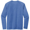 Sport-Tek Men's True Royal Heather PosiCharge Long Sleeve Tri-Blend Wicking Raglan Tee