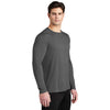 Sport-Tek Men's Dark Smoke Grey Posi-UV Pro Long Sleeve Tee