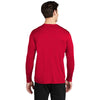 Sport-Tek Men's True Red Posi-UV Pro Long Sleeve Tee