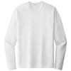 Sport-Tek Men's White Posi-UV Pro Long Sleeve Tee