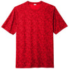 Sport-Tek Men's True Red PosiCharge Digi Camo Short Sleeve Tee