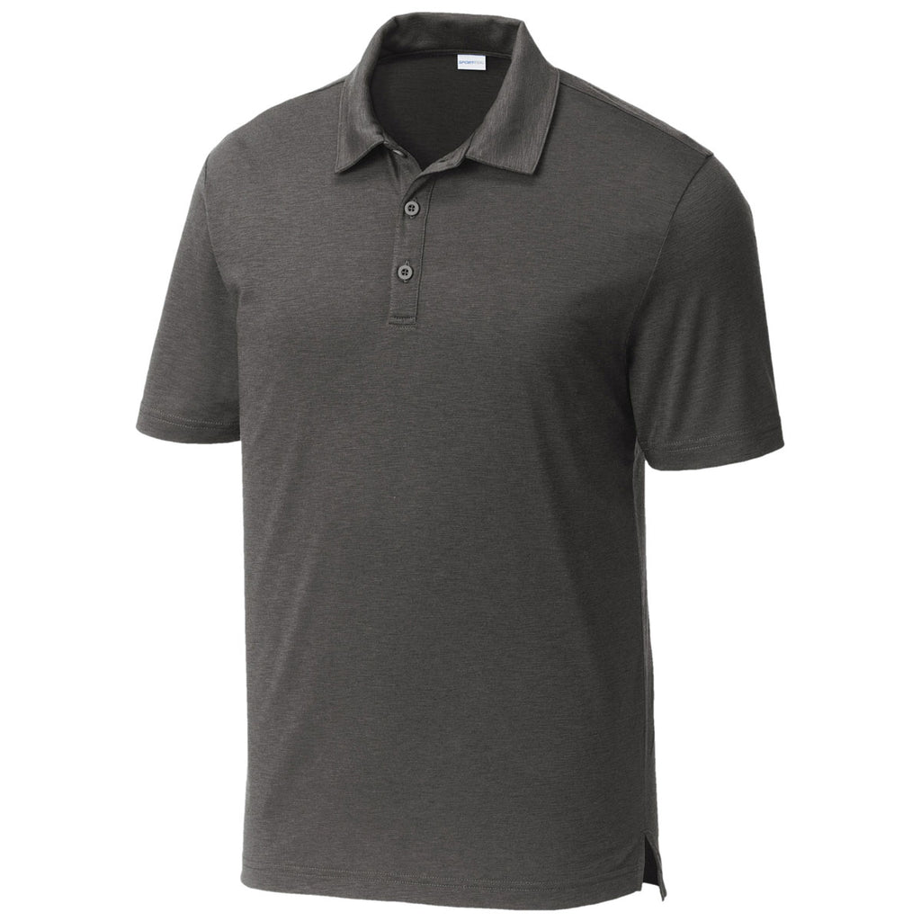 Sport-Tek Men's Graphite PosiCharge Strive Polo