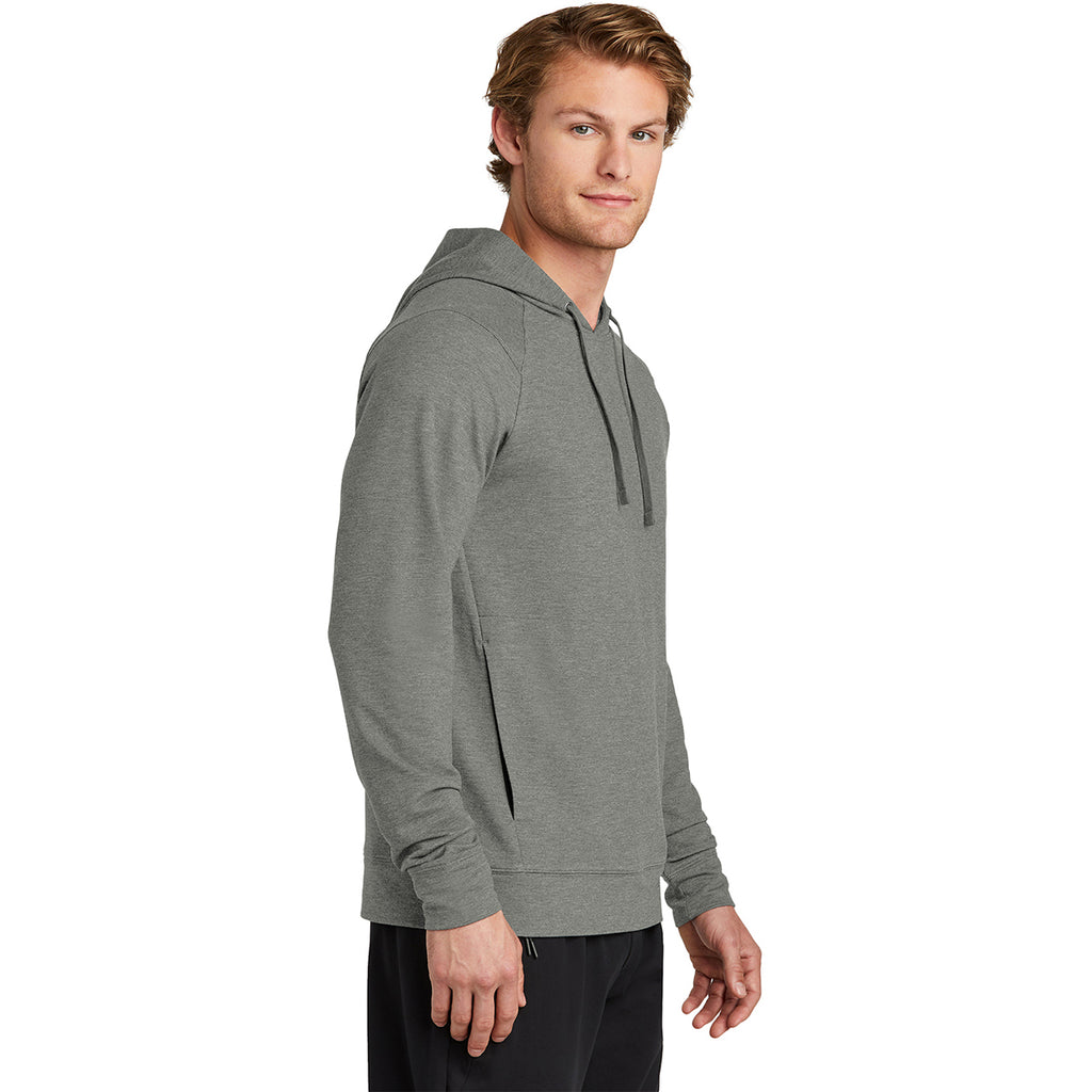 Sport-Tek Men's Light Grey Heather Sport-Wick Flex Fleece Pullover Hoodie