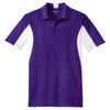 Sport-Tek Men's Purple/White Side Blocked Micropique Sport-Wick Polo