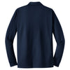 Sport-Tek Men's True Navy Long Sleeve Micropique Sport-Wick Polo