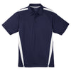 Sport-Tek Men's True Navy/ White PosiCharge Micro-Mesh Colorblock Polo