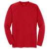 Sport-Tek Men's True Red Long Sleeve Ultimate Performance Crew