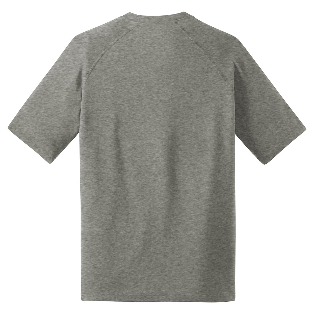 Sport-Tek Men's Heather Grey Ultimate Performance Crew