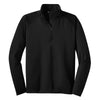 Sport-Tek Men's Black Sport-Wick Stretch 1/4-Zip Pullover