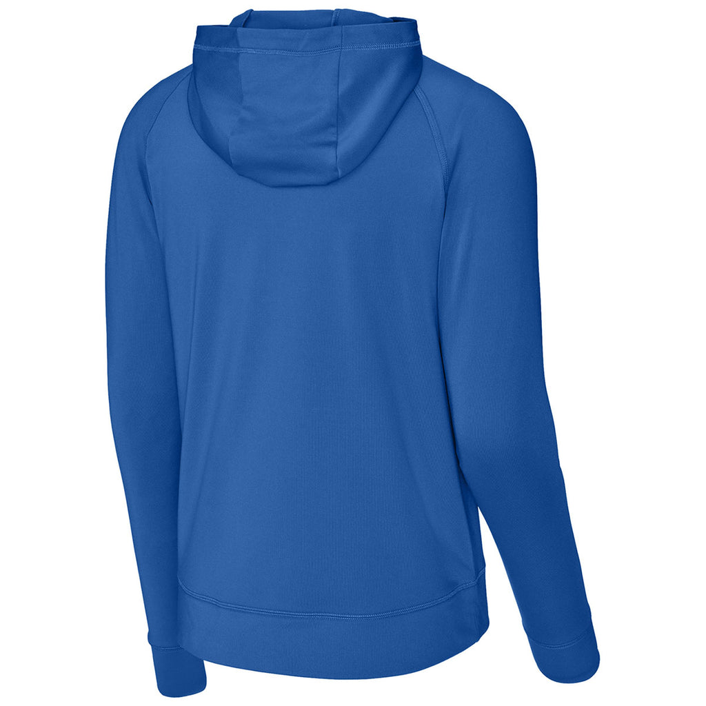 Sport-Tek Men's True Royal Sport-Wick Stretch 1/2-Zip Hoodie