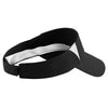 Sport-Tek Black/White Dry Zone Colorblock Visor