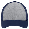 Sport-Tek Vintage Heather/True Navy Jersey Front Cap