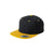 Sport-Tek Black/Gold Flat Bill Snapback Cap