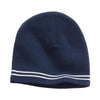 Sport-Tek Spectator True Navy/White Beanie