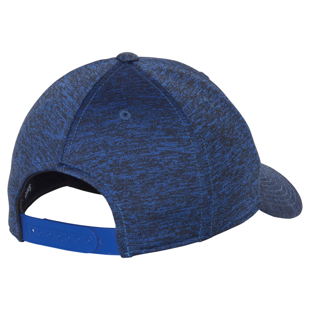 Sport-Tek Dark Royal- Black Electric PosiCharge Electric Heather Cap