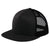 Sport-Tek Black/Black Yupoong 5-Panel Classic Trucker Mesh Back Cap