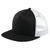 Sport-Tek Black/White Yupoong 5-Panel Classic Trucker Mesh Back Cap