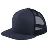 Sport-Tek True Navy/True Navy Yupoong 5-Panel Classic Trucker Mesh Back Cap