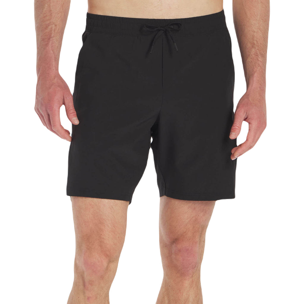 UNRL Men's Black Stride Short [7.5"]