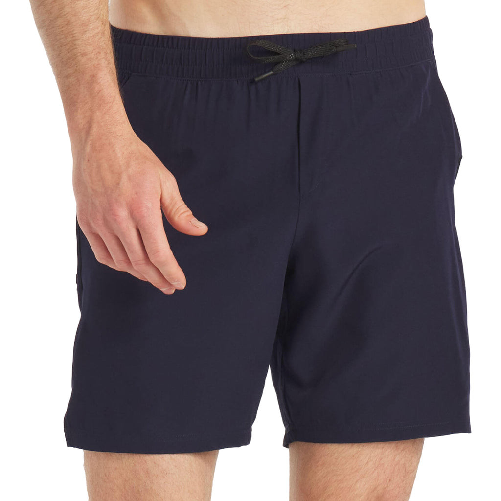 UNRL Men's Navy Stride Short [7.5"]