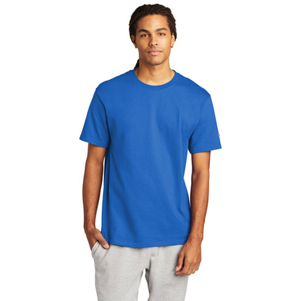 Champion Men's Athletic Royal Heritage 6-oz Jersey Tee